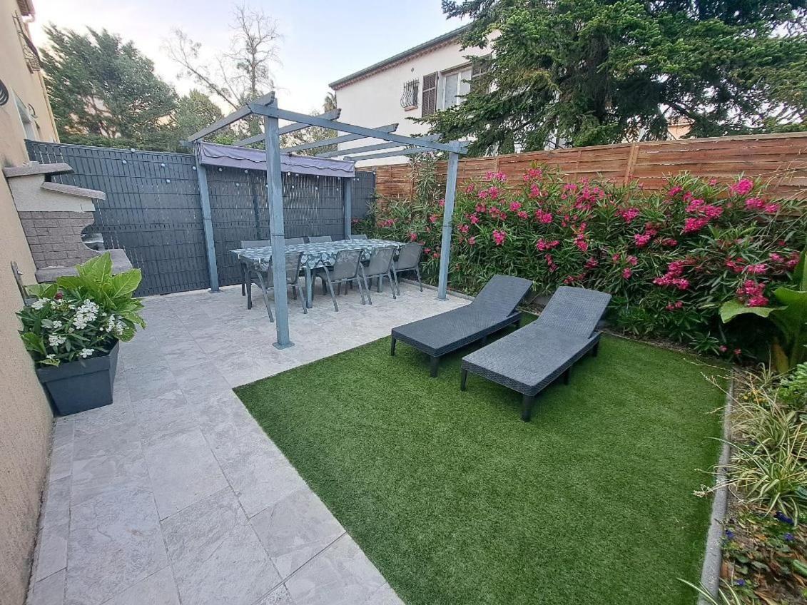 Le Castel - Haut de villa - climatisé - barbecue - jardin Cagnes-sur-Mer Esterno foto